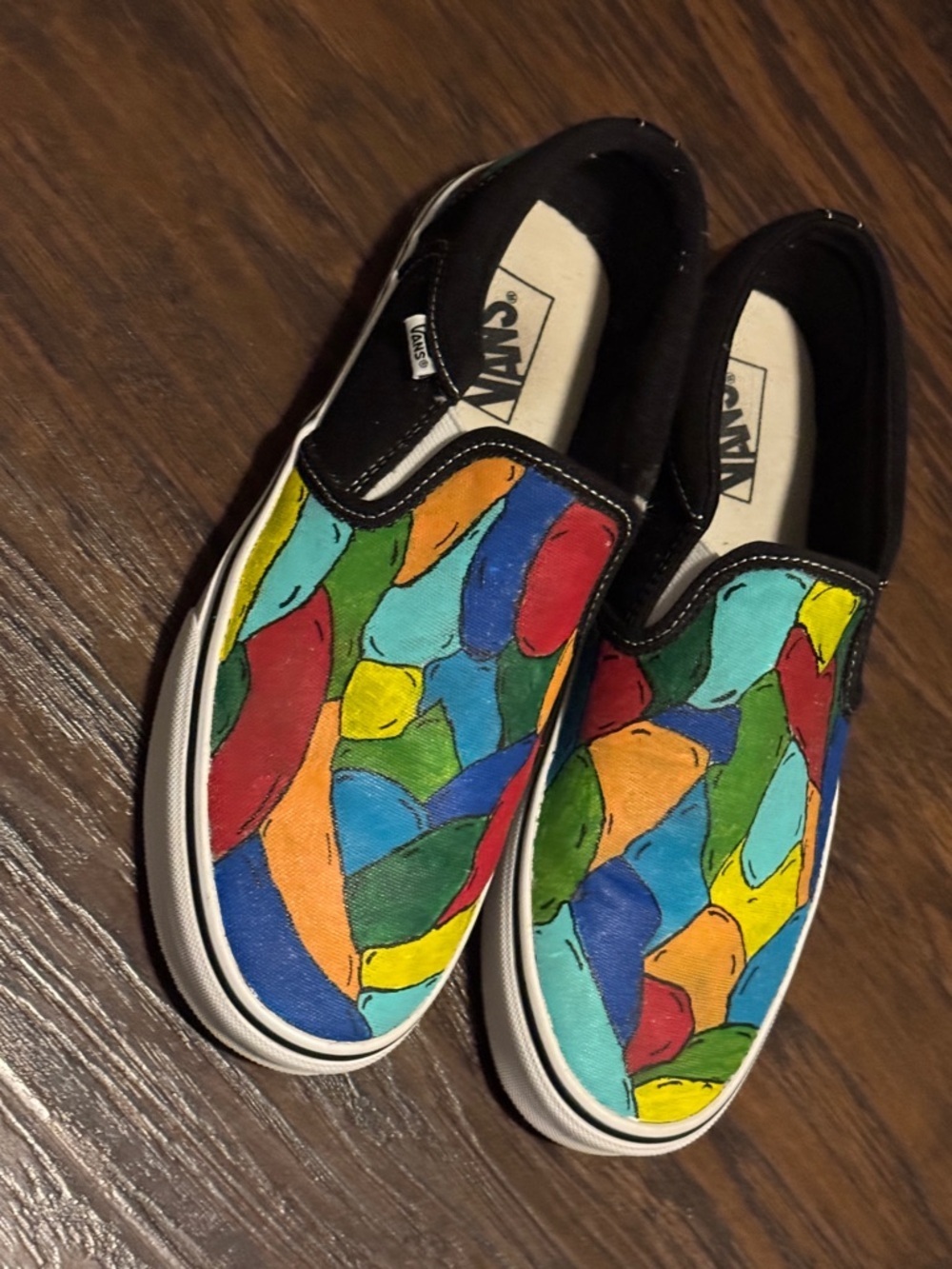 Vans Slip-On Sneakers in Multicolor Patchwork - Picture 3 of 12
